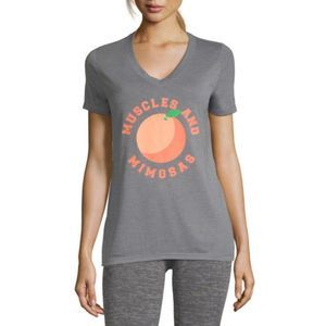 New Muscles and Mimosas Graphic Tee Shirt Xersion